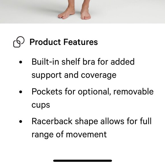 lululemon Ebb to Street Tank Top Spiced Chai - Picture 3 of 4